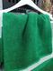 Однотонное полотенце махровое GM Textile, Зеленый, 40х70