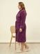 Натуральний жіночий махровий банний халат 406, Фуксія, 3XL