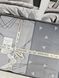 Комплект постельного белья Сатин Rovena Grey, Евро, 200х220, 240х260, 50х70-2шт и 70х70-2шт