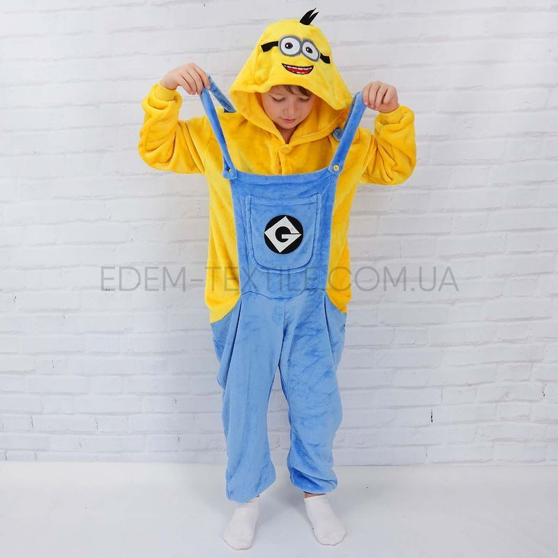 Фото Пижама Кигуруми с миньонами для взрослых