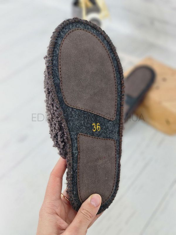 Фото Жіночі паркетні капці з еко овчини 29-10