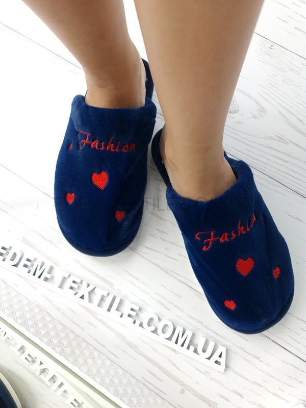 Фото Закриті жіночі Тапочки Fashion Серця