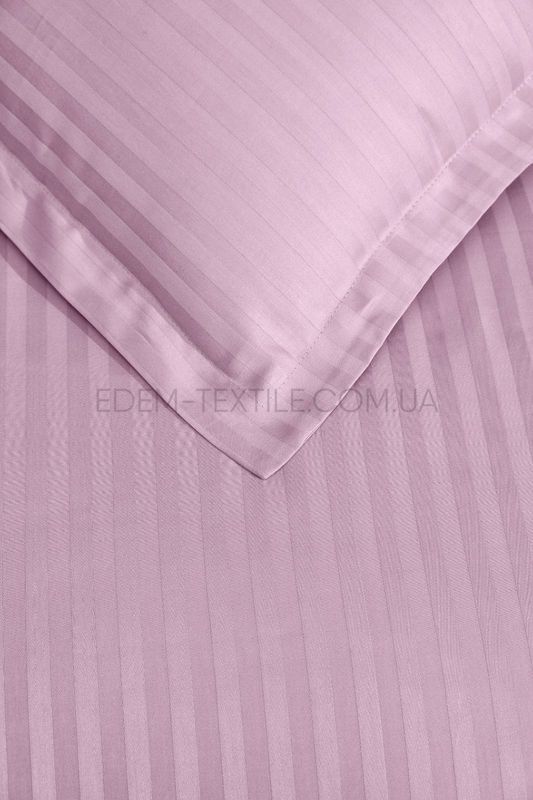 Фото Комплект постілі страйп сатин Zeron Lila