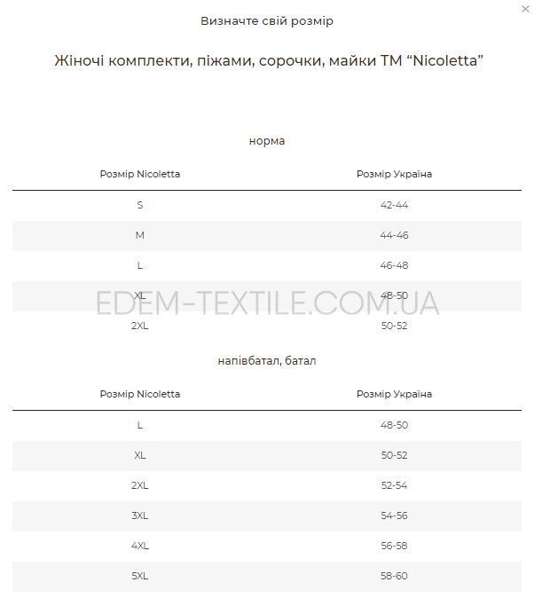 Фото Комплект женский батальный Please Smile 32037