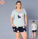 Фото Пижама plus size для женщин с шортами 7253