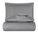 Сатиновый комплект белья Stripe Zeron Gri, Полуторный, 160х220, 180х240, 50х70-2 шт