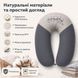 Подушка для вагітних та годування Єнот, Сірий, 30х190