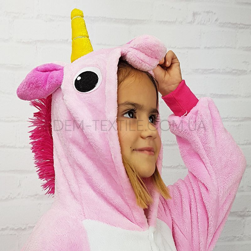 Фото Пижама Кигуруми для девочки Розовый Единорог