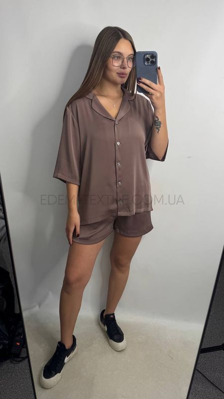 Фото Комплект для дома рубашка и шорты 269/25