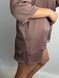 Комплект для дома рубашка и шорты 269/25, Шоколадный, XL/2XL