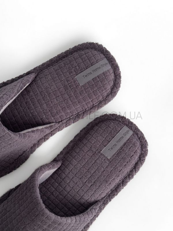 Фото Чоловічі капці відкриті махрові Twins