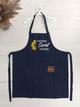 Фото Кухонный фартук с вышивкой Подсолнух Home Sweet
