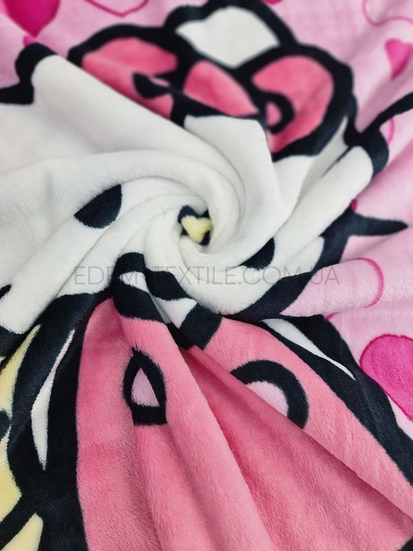 Фото Плед детский для девочки Hello Kitty Велсофт