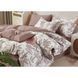 Постель сатин с лиственным принтом Twill 728, Полуторный, 143х210, 150х214, 70х70-2шт