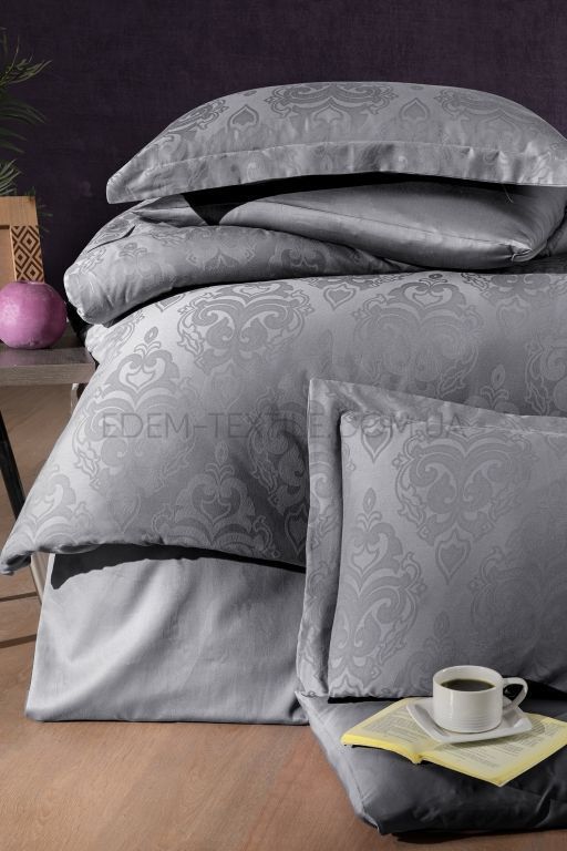 Фото Постельное белье Satin Jacquard Sofya Quicksilver