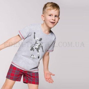 Фото Детская пижама для мальчика на лето Футбол Franek