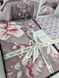 Комплект постільної білизни Сатин Люкс Evan Lilac, Євро, 200х220, 240х260, 50х70-2шт та 70х70-2шт