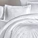 Постельное Белье Jacquard Satin Herra White, Полуторный, 160х220, 180х240, 50x70-1шт и 70х70-1шт
