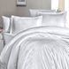 Постельное Белье Jacquard Satin Herra White, Полуторный, 160х220, 180х240, 50x70-1шт и 70х70-1шт