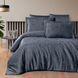 Жакардова постільна білизна Satin Corina Denim, Сімейний, 160х220-2шт, 240х260, 50х70-2шт та 70х70-2шт