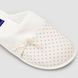 Женские домашние тапочки от Inblu LB-1D в горошек, Бежевый, 36, 23,5