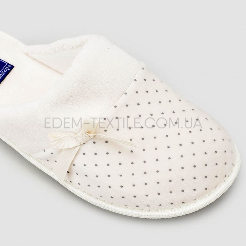 Фото Женские домашние тапочки от Inblu LB-1D в горошек