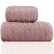 Рушник махровий Micro Cotton Cestepe Ucgen, Темно-рожевий, 70х140