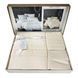 Постельное белье First Choice Deluxe New Trend Krem, Евро