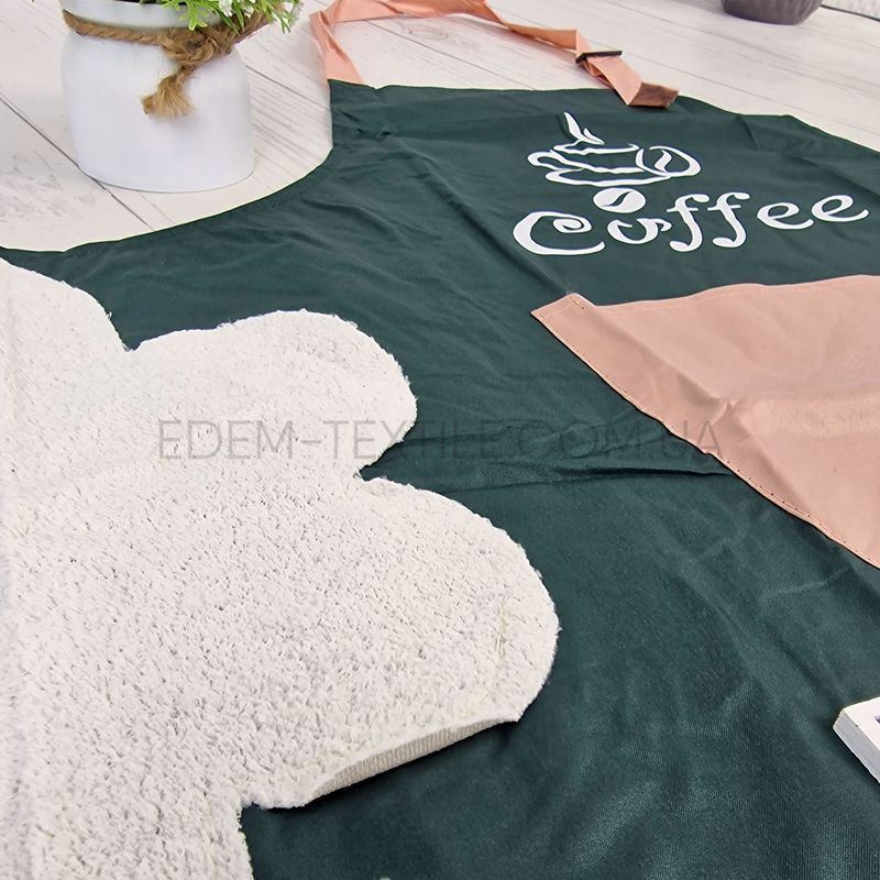 Фото Фартук кухонный водонепроницаемый Coffee 529-18
