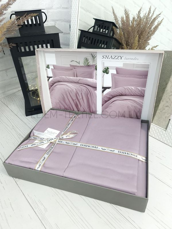 Фото Сатиновое постельное белье Snazzy Lavender