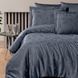 Жакардова постільна білизна Satin Corina Denim, Євро, 200х220, 240х260, 50х70-2шт та 70х70-2шт