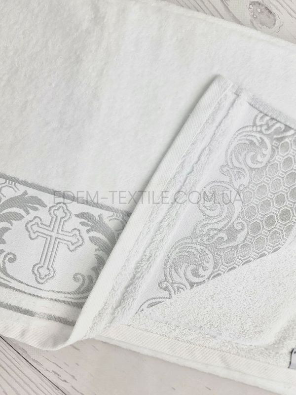 Фото Крестильное полотенце с вышивкой Cotton Area