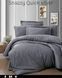 Постіль із сатину Delux Snazzy Quick Silver, Полуторний, 160х220, 180х245, 50x70-1шт и 70х70-1шт