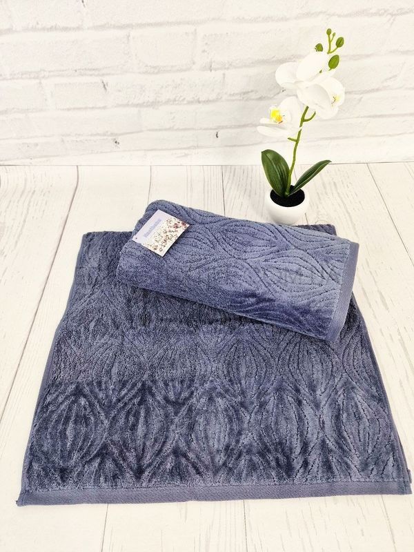 Фото Рушник Туреччина махровий vip cotton Leyla