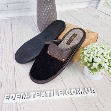 Фото Вельветовые Мужские Тапочки ТМ Белста 423