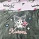 Велюровая теплая постель для девочки Kuromi, Полуторный, 150х210, 180х230, 50х70-2 шт