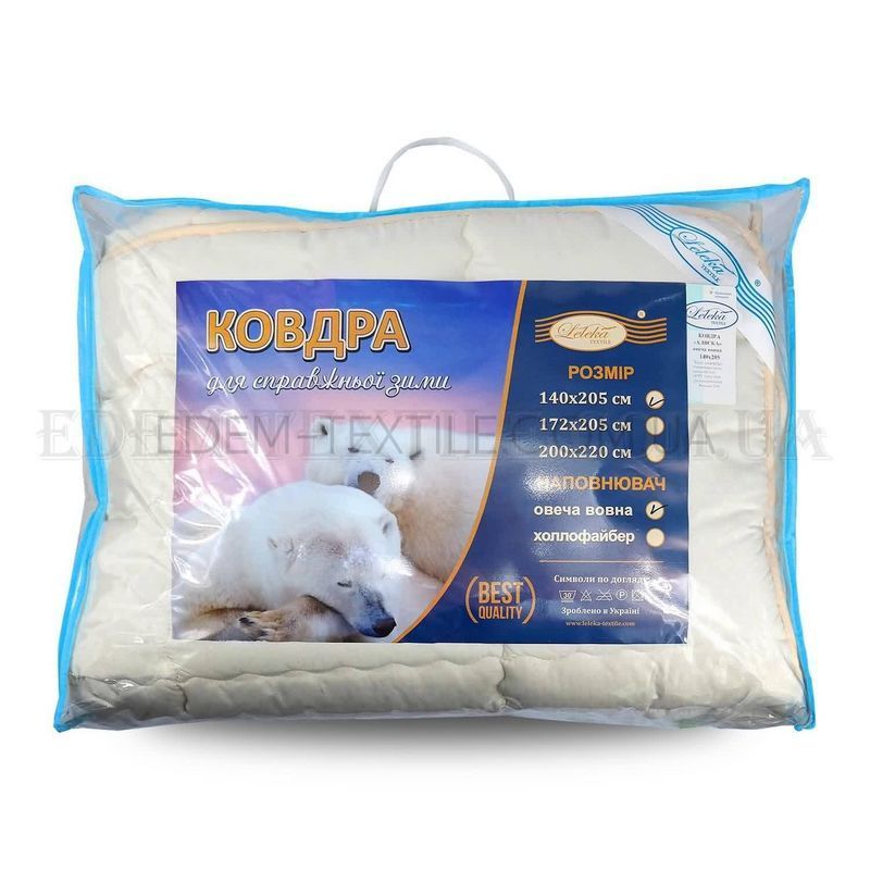 Фото Одеяло Шерстяное Лелека-Textile 140х205 Аляска