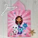 Детское пончо для девочки Gabby's Dollhouse, 50х55