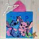 Детское пляжное пончо полотенце Стич Stitch, 55х55