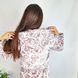 Теплый короткий халат с капюшоном Розы 341, Лиловый, S