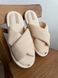 Тапочки жіночі для дому вафельні Twins, Кремовий, 38/39, 25