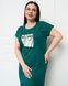 Туніка трикотажна Батал Feel great 84344, Смарагдовий, 2XL