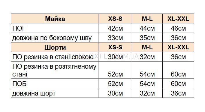 Фото Піжама для дівчат майка та шорти Полоска 175