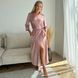 Довгий жіночий велюровий халат Julia Ulich, Капучіно, 3XL