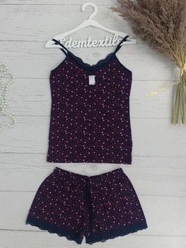 Фото Пижама женская майка и шорты трикотажная HNX