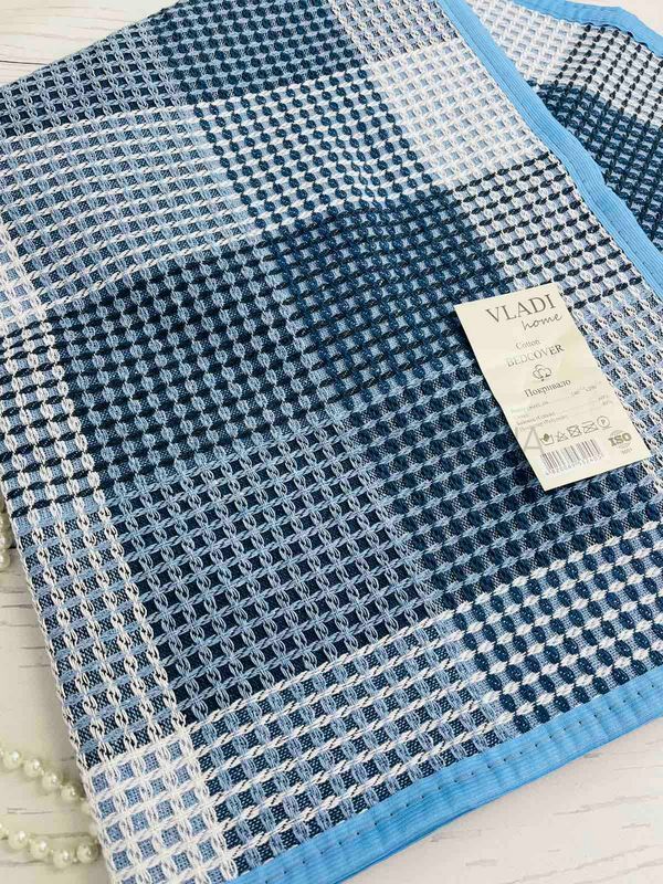 Літнє покривало на диван Владі Bedcover, Синій, 140х200