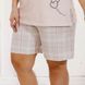 Женский комплект Футболка и Шорты Батал 3063, Персиковый, 2XL
