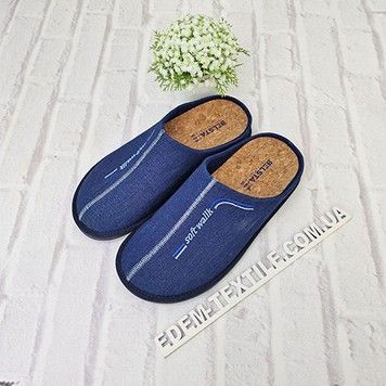 Фото Чоловічі закриті капці Джинс Soft walk 2207