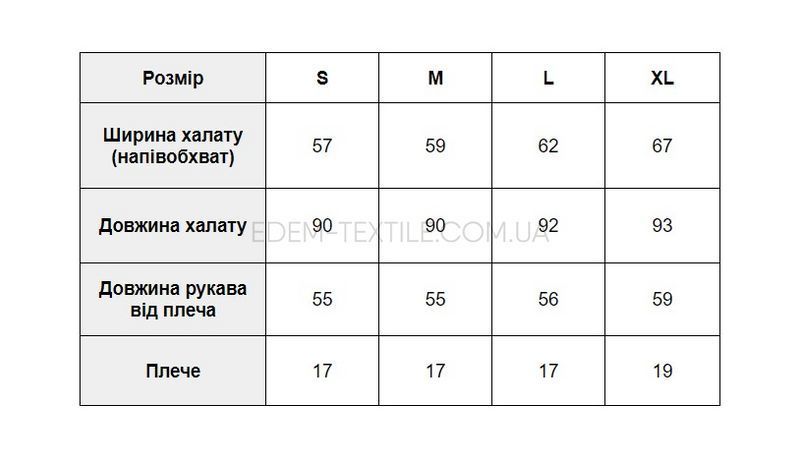 Фото Халат теплий жіночий Велсофт Зірочки 341